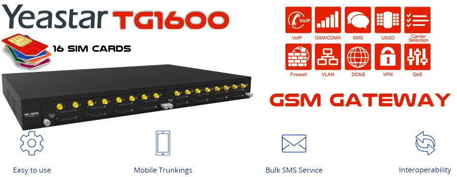 Yeastar TG1600 GSM Gateway Bahrain