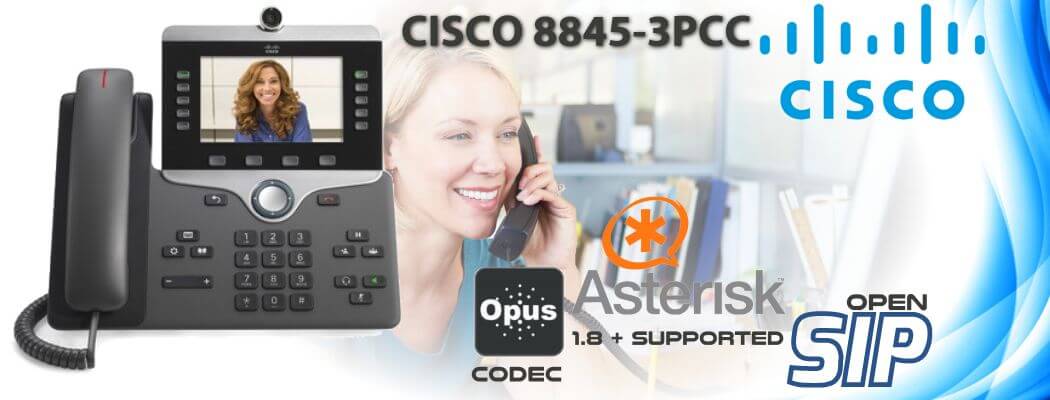 Cisco CP-8845-3PCC Open SIP Phone Bahrain